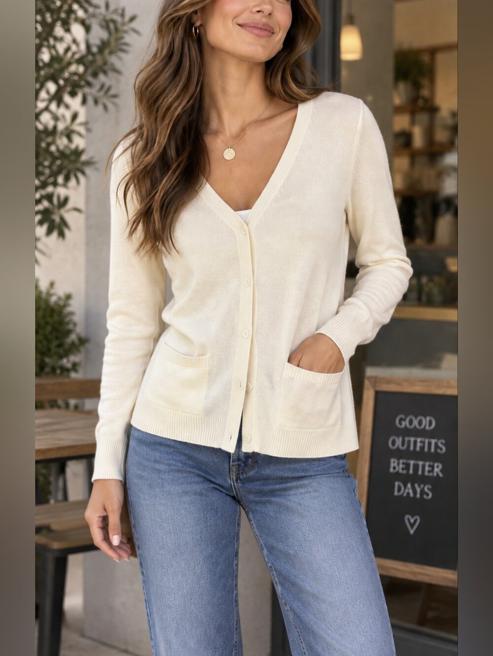 Lord & Taylor 100% Merino Wool V-Neck Cardigan Sweater XS